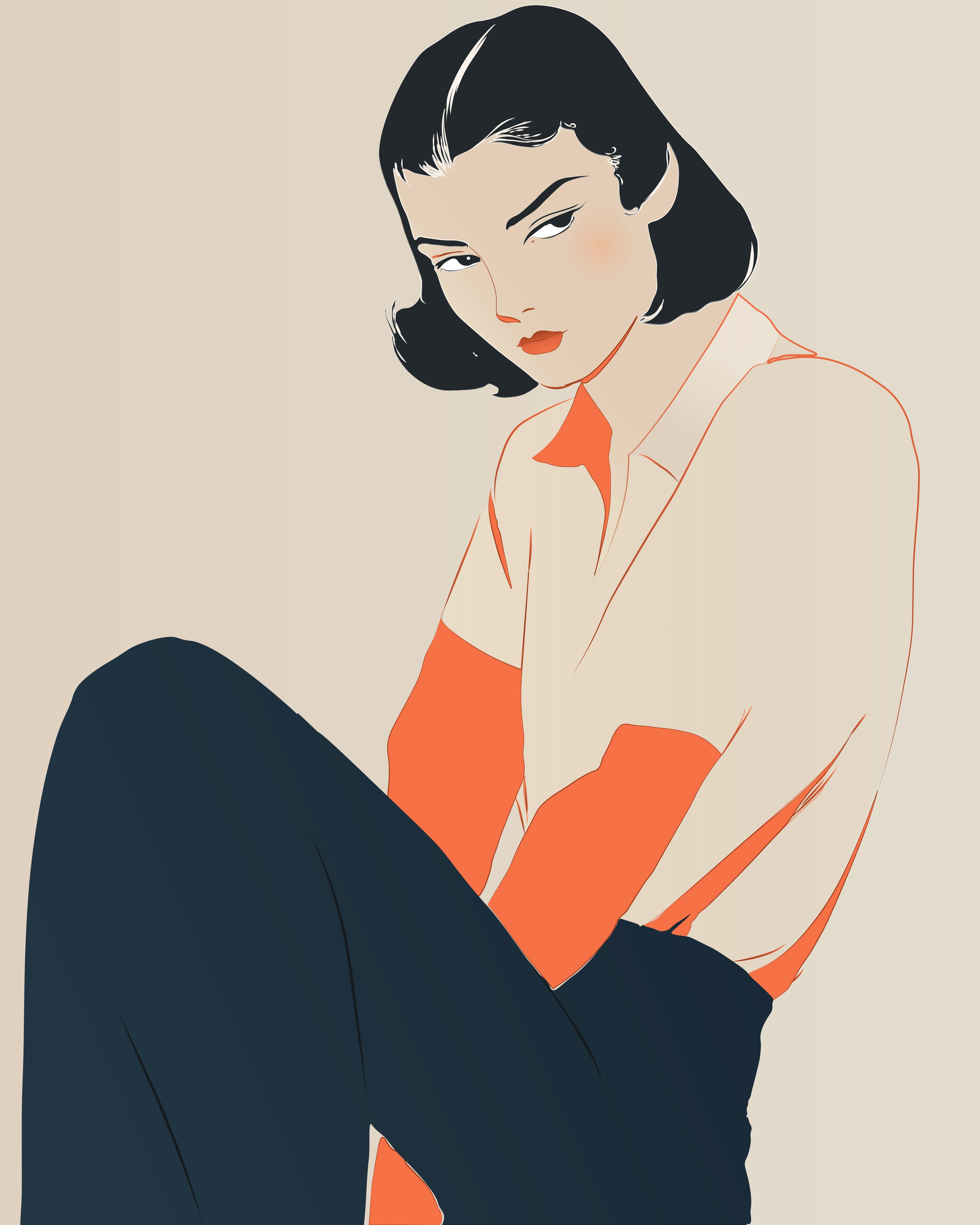 Woman in editorial fashion — personal style advice